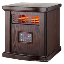 IH-1508D popular type wooden cabinet infrared quartz tube electric room heaters